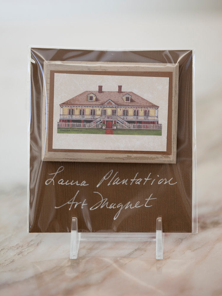 Wooden Laura Plantation Magnet